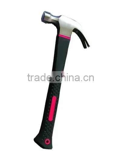 High quality Nail Hammer with fiberglass handle American type