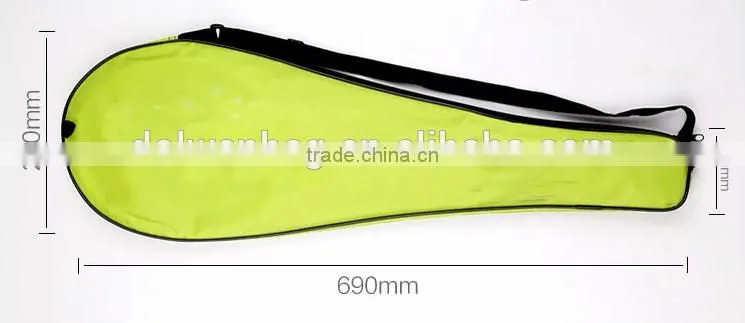 Hot selling simple badminton racket bag for sports with polyester