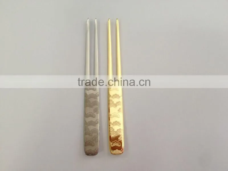 SUS304 Stainless Steel Kanzashi Pick Fork Japanese Dessert Fork Flat Design