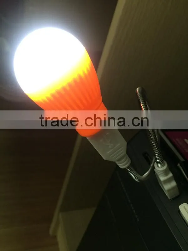 The USB metal hose LED desk lamp