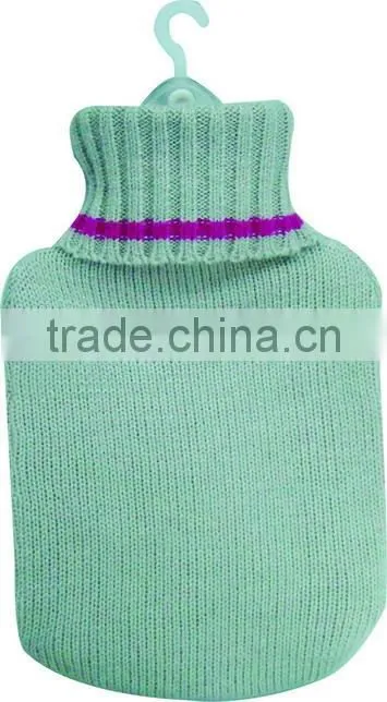 Snow chirstmas Knitted Hot water bottle cover factory