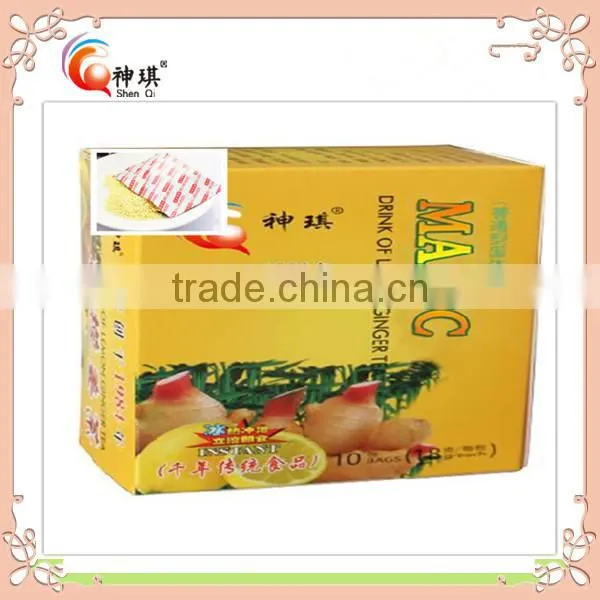Instant ginger tea