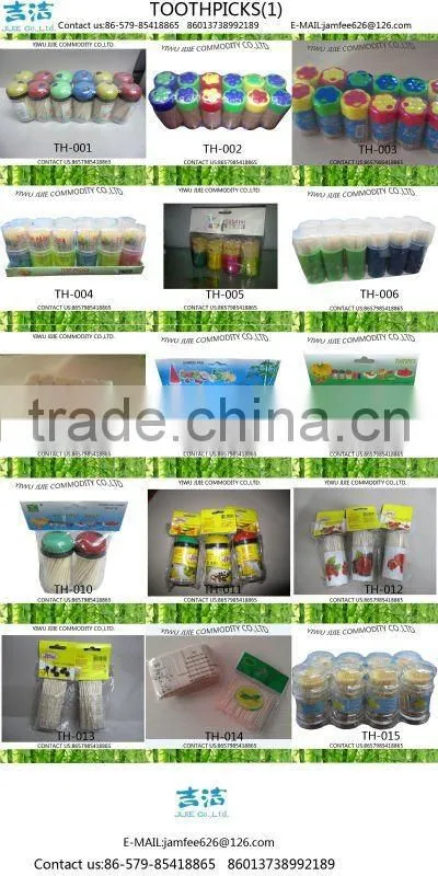 good quality Square Bottle for bamboo toothpicks 400pcs