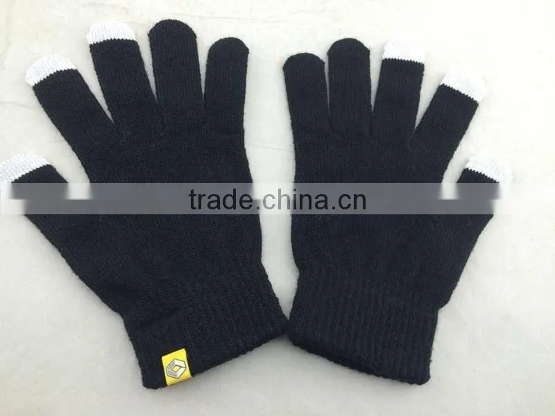 specialty custom practical mobile phone and tablet computer touch screen gloves