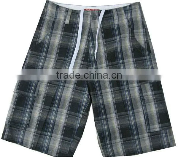 BZ-1025 custom shorts check shorts surf shorts