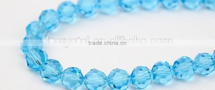 32 faces round crystal bead one hole bead for bracelet