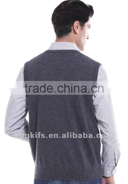2012 Fashional men's sleeveless sweater