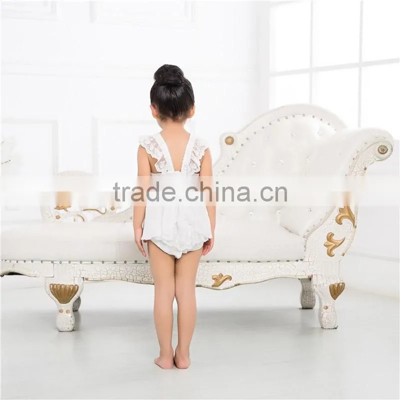 2017 New style baby romper set lace baby clothes bulk wholesale kids clothing