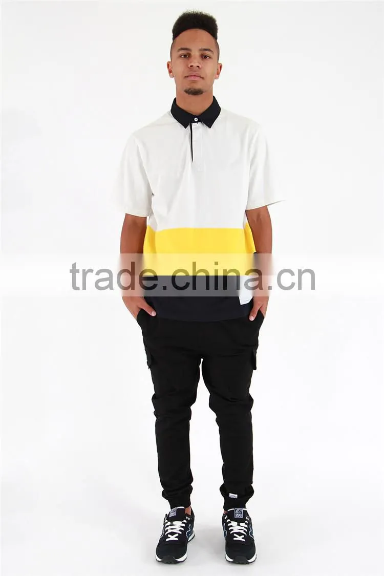 OEM Shirt 100% Bamboo Clothing Men's Plain stand up collar t-shirt logo