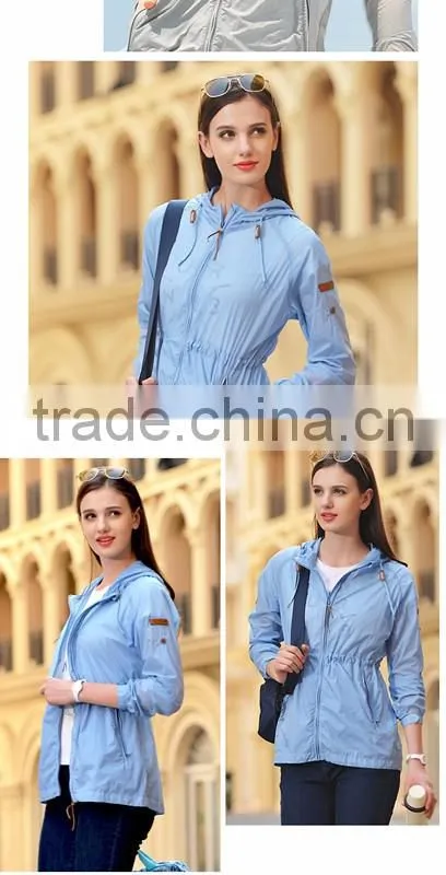 high quality hot long-sleeved hooded sun protection tops