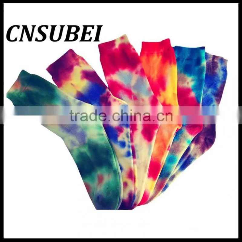 3D printing color thermal transfer printing and dyeing cotton men's socks running socks