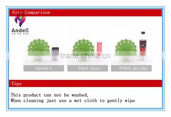 factory customized laser cut felt coffee pot mat