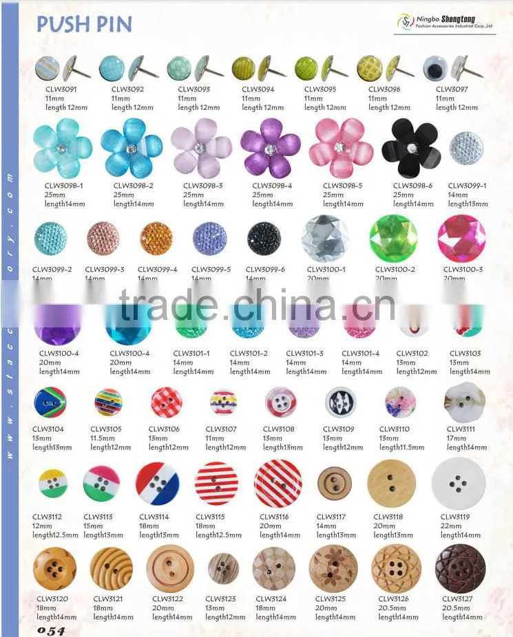 wholesale decorative push pins, safety push pins, large push pins
