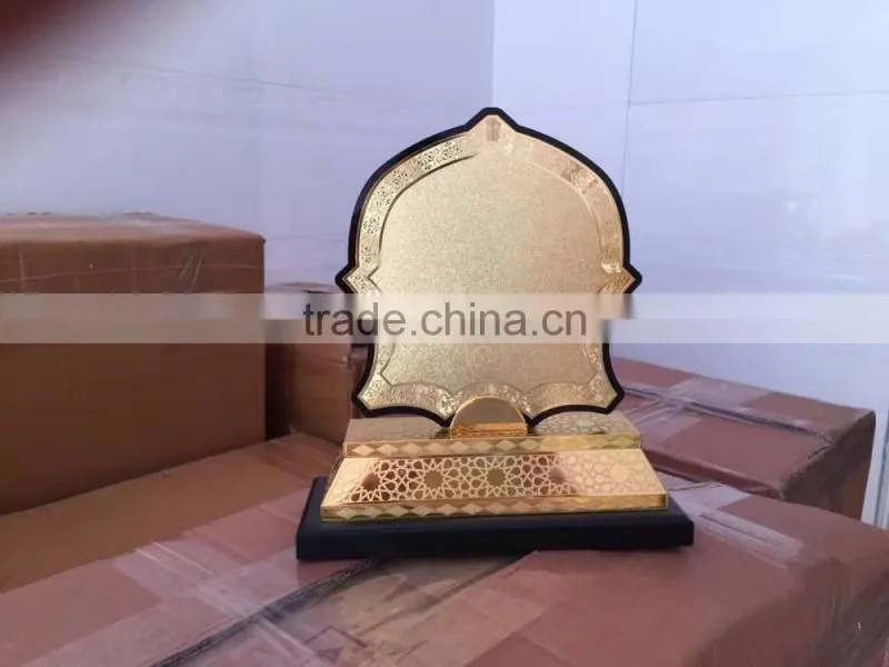 2017 New design metal trophy /wooden base trophy / black acrylic trophy /crystal trophy JC-01