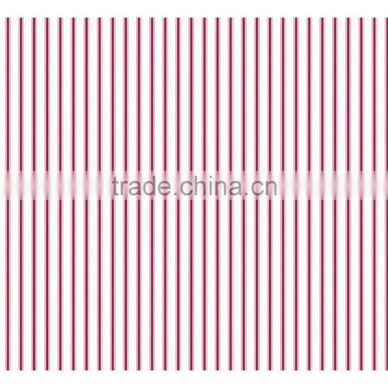leftover stock T/C poplin stripe Shirt Fabric