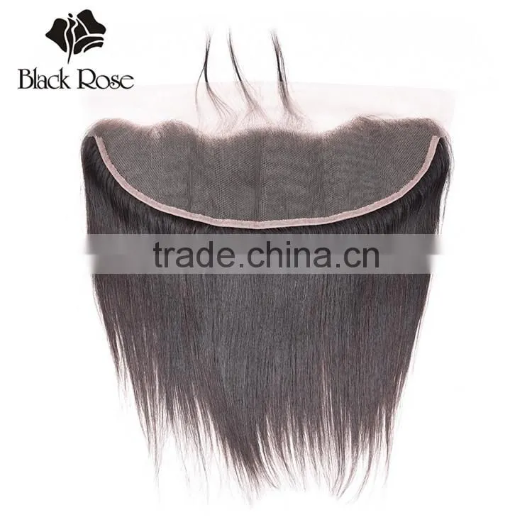 10-22 inches 13x4 Ear to Ear Straight Wave 1b# Lace Indian Hair Frontal