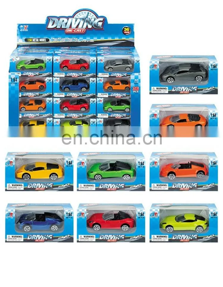 cheap alloy toy truck toy 1/64 Racing car die cast cars model