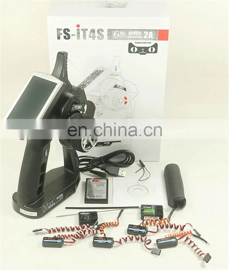 RC Car Boat FS-iT4 4ch 2.4GHz 2 Touch Screen LCD Transmitter