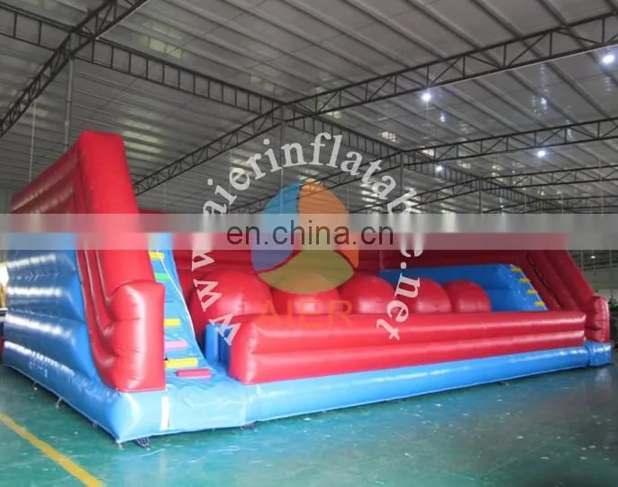 giant inflatable wipeout course, inflatable sport games, inflatable big baller game