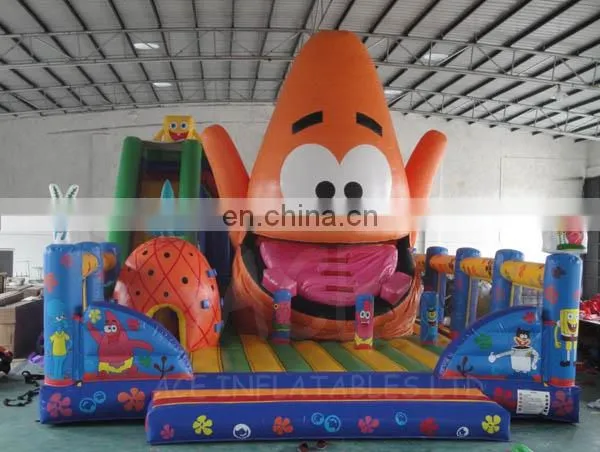 giant spongebob inflatable fun city