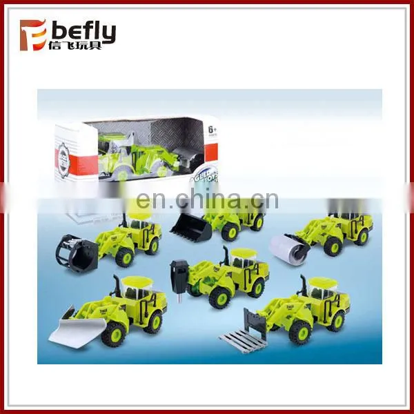 Novelty pull back metal casting car