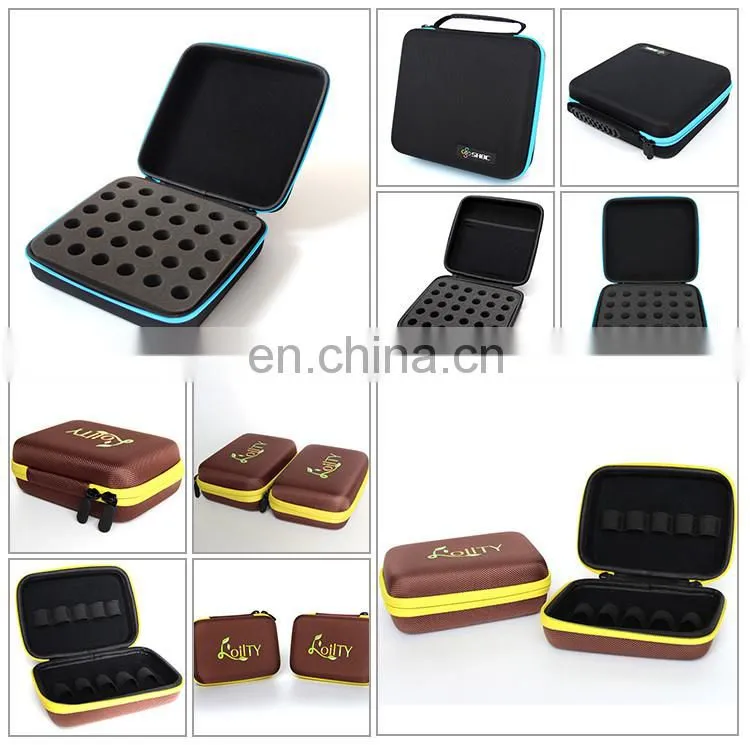 Hard PU funky essential oil bottle carrying case/pouch/bag