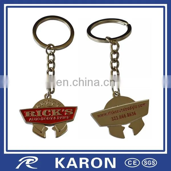 hot selling cheap custom made keychain with soft enamel