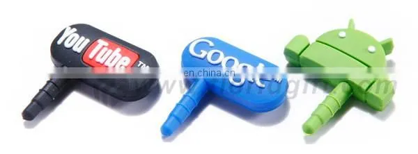 bespoke shape mini cute dust plug for mobile phone