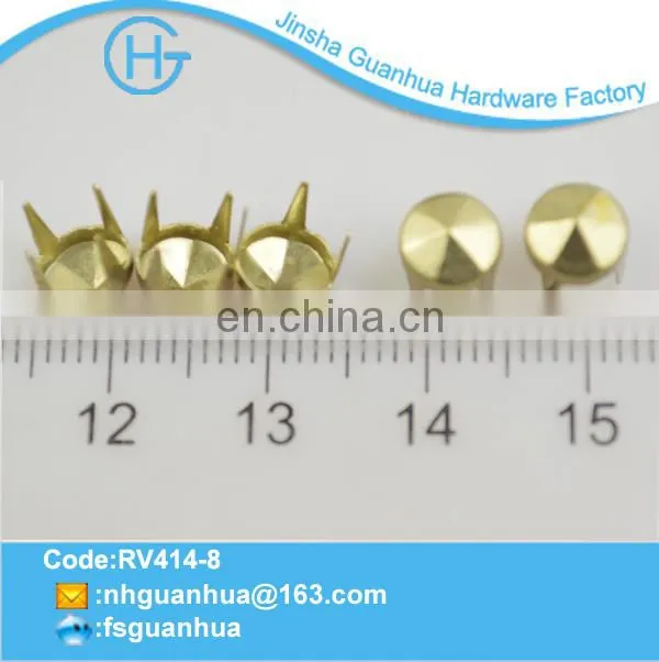 Hot! hot! 2014 the most popular metal cone nailhead stud hotfix
