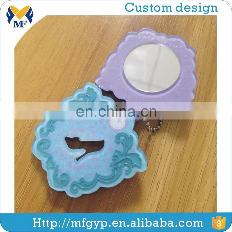 Custom logo clear plastic acrylic keychains charm
