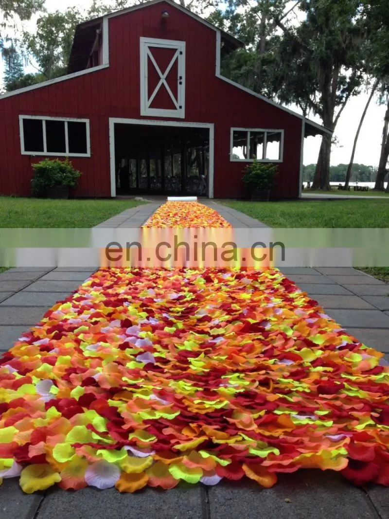 Rustic Wedding Petal Aisle Runner