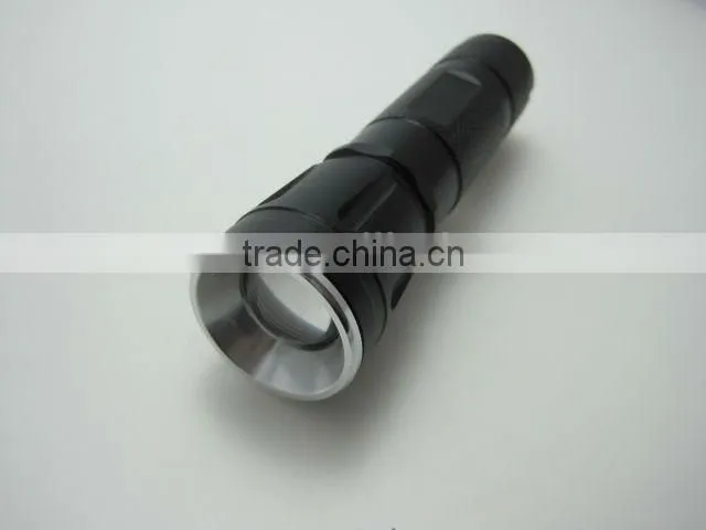 High power aluminium zoom Cree LED torch