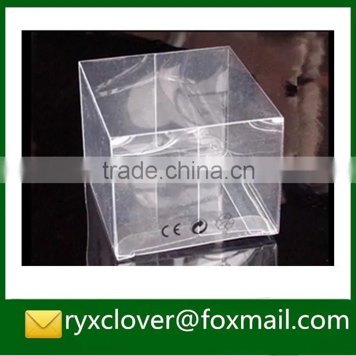 PP stationery customized logo clear plastic packaging box