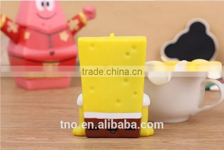 wholesale cartoon SpongeBob mobile power bank 2600mah