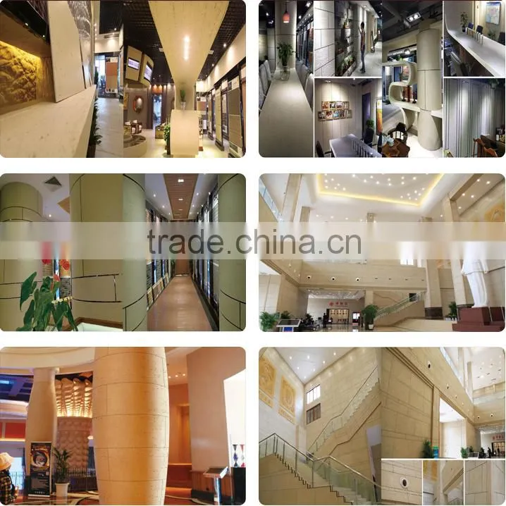 Marble type flexible waterproof antiskid waterproof breathability durability travertine tile
