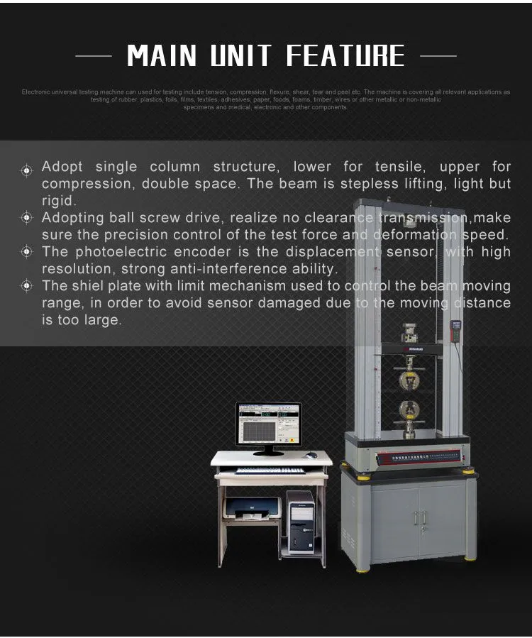ISO ASTM 2020 Computer Contronlled Electronic Universal Testing Machine/utm Testing Instrument