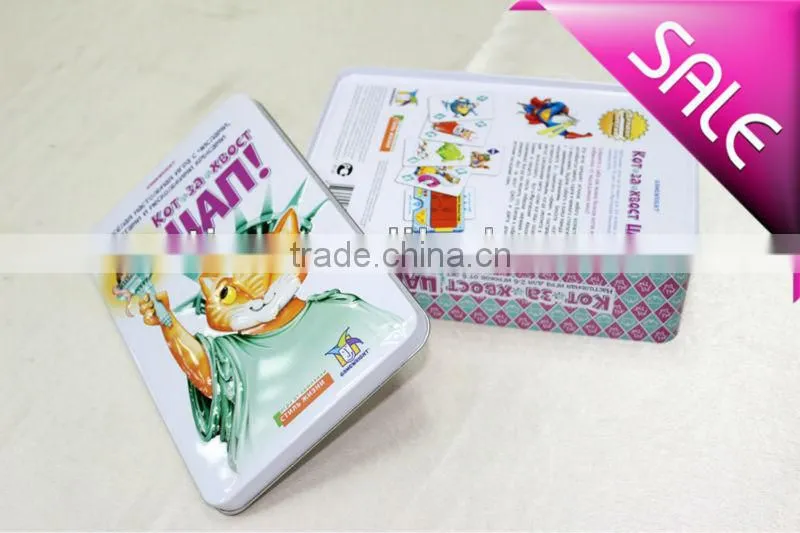 custom square metal tin packing