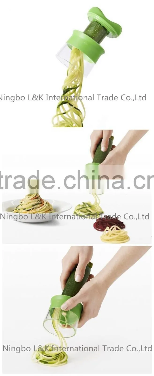 Multifunction spiral vegetable slicer/vegetable spiral slicer