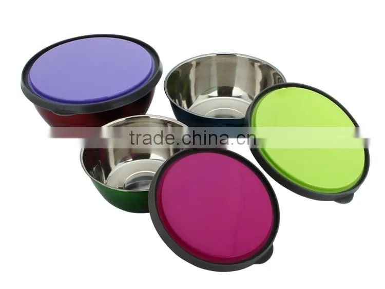 china tableware factory food garde lock and lock stainless steel baby food container with silicone lid