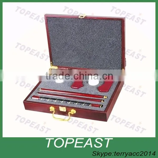 promotion gift aluminum office mini golf club set
