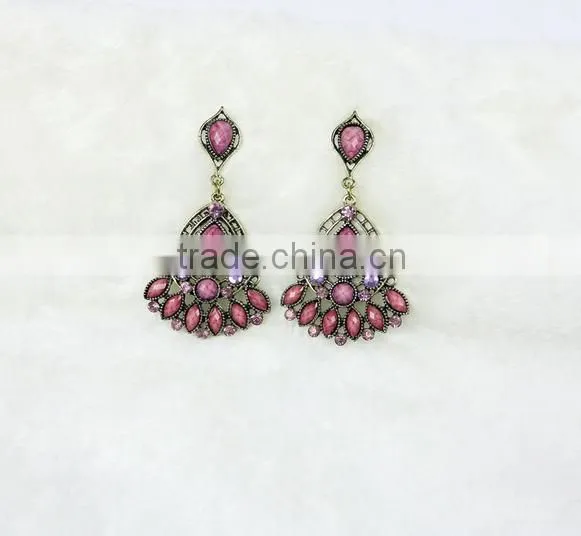 beautiful vintage drop beads hooks fancy earring designer