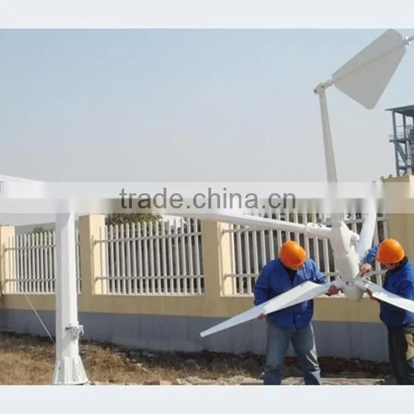 5kw horizontal wind GENERATOR, 3-phase, AC alternator, PMG