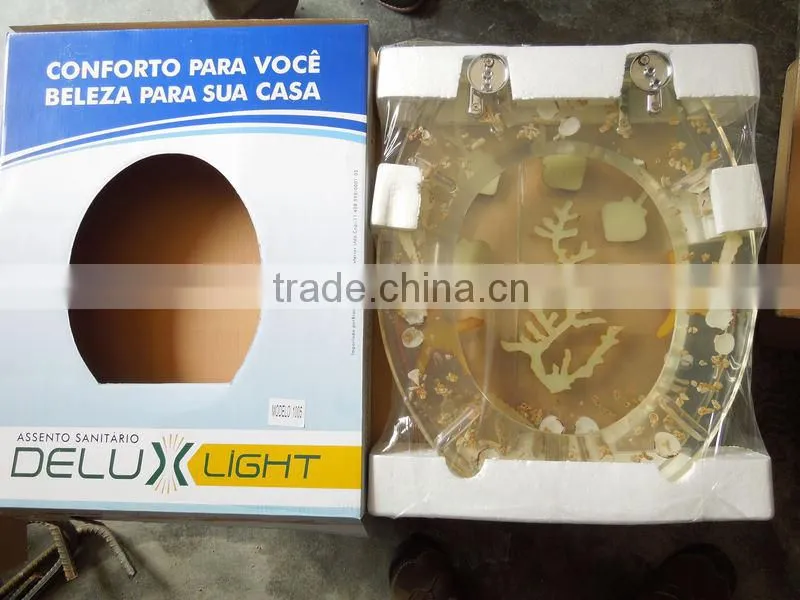 Popular exotic resin toilet seat cover