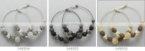 New Red Crystal Basketball Wive Inspired EARRINGS