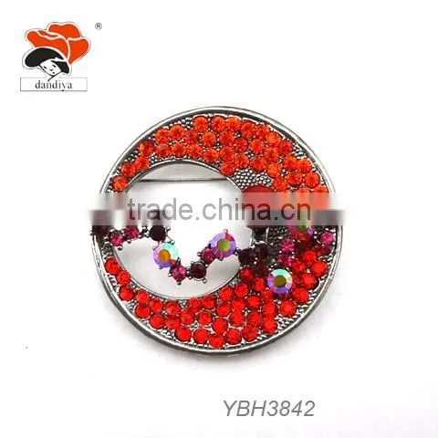 2016 most popular sea shall made china brooch for party/wedding jewelry