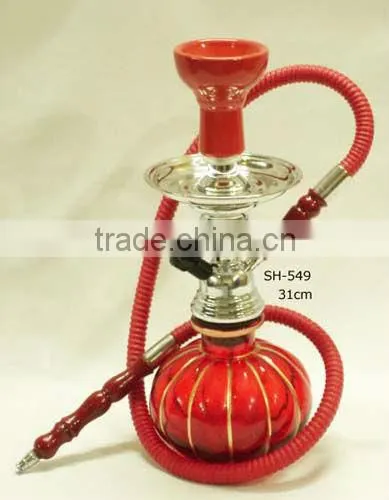 Glass & Metal Hukka