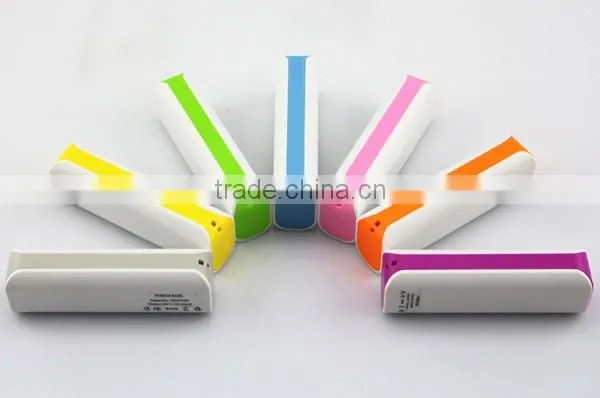 free logo 2600mah mini lipstick power bank