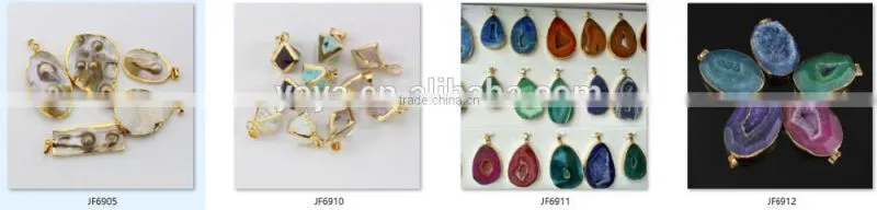 PC1627 Round 24mm crystal pave Big blue Lapis Lazuli gemstone pendant