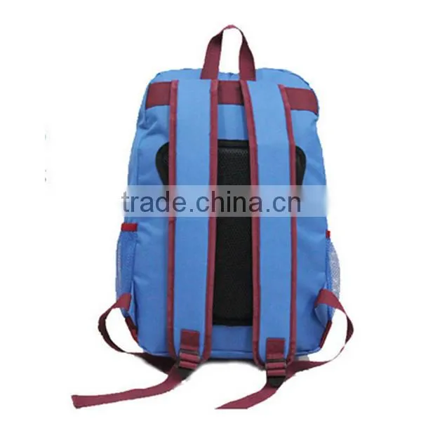 Daypack red blue casual travel bag
