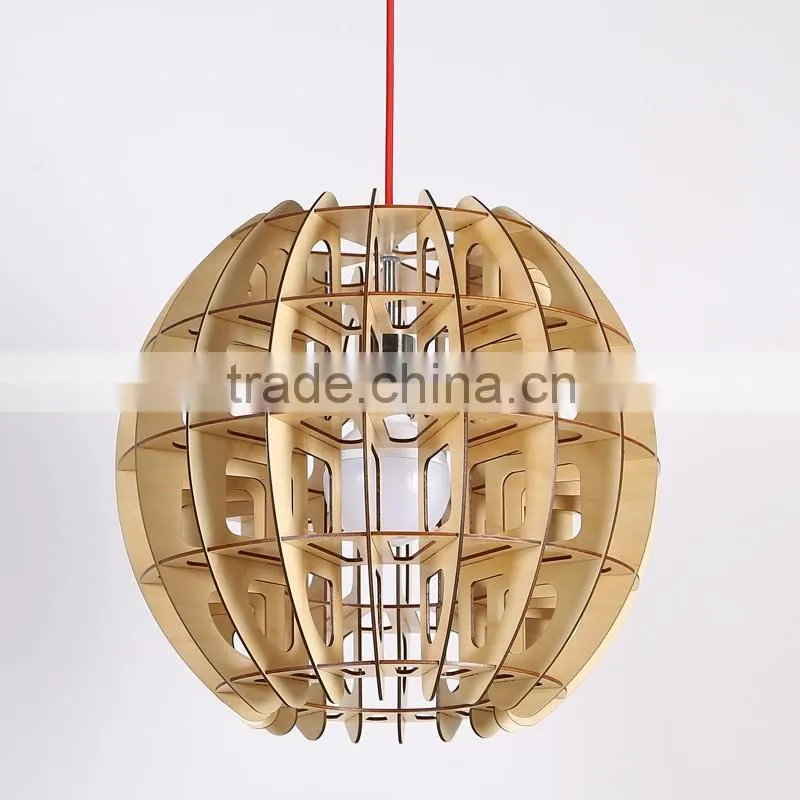 LED pendant light JK-8005B-35 LED light wood hanging pendant lighting